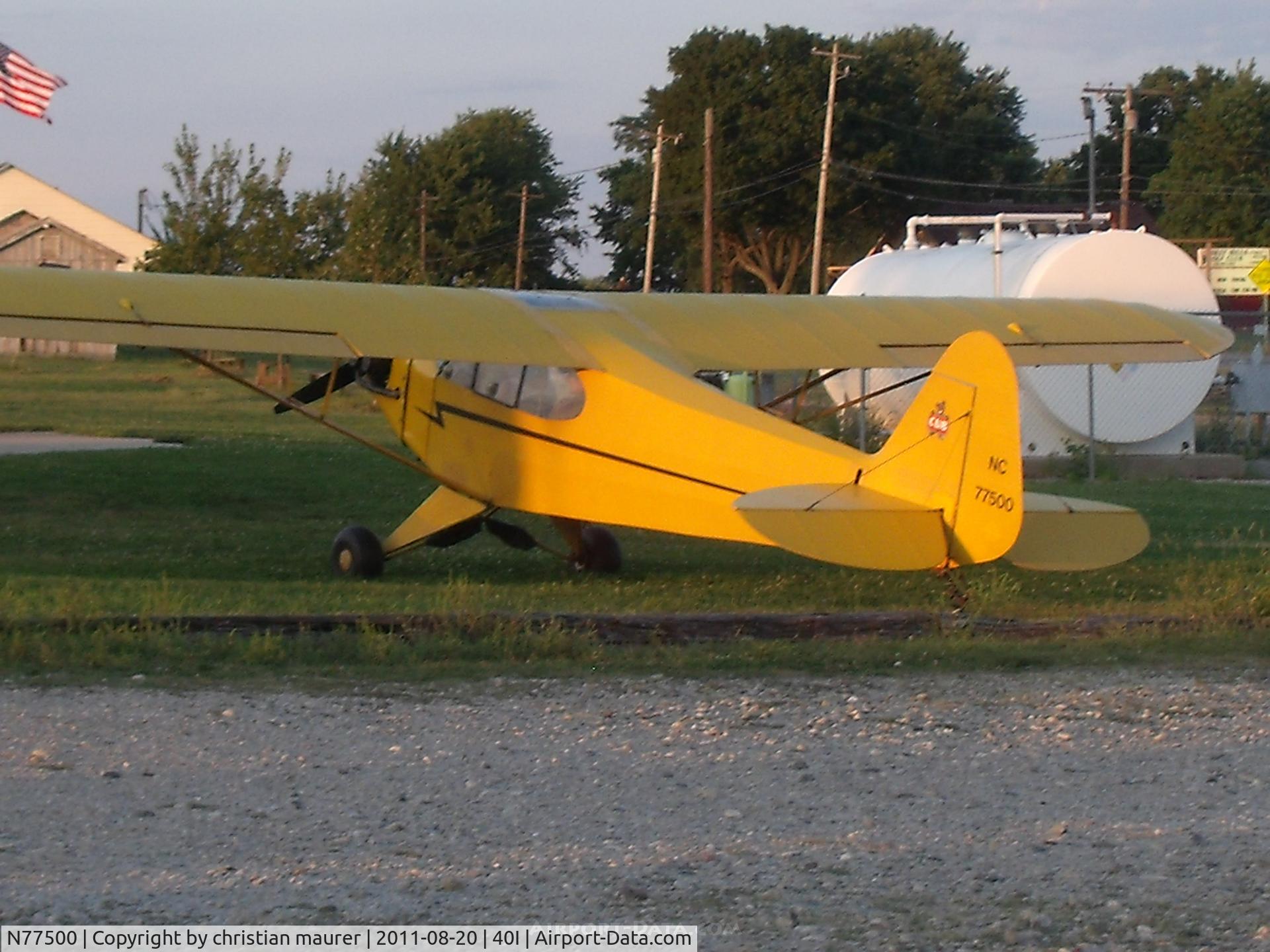 N77500, Piper J3C-65 Cub C/N 21991, piper j3 cub