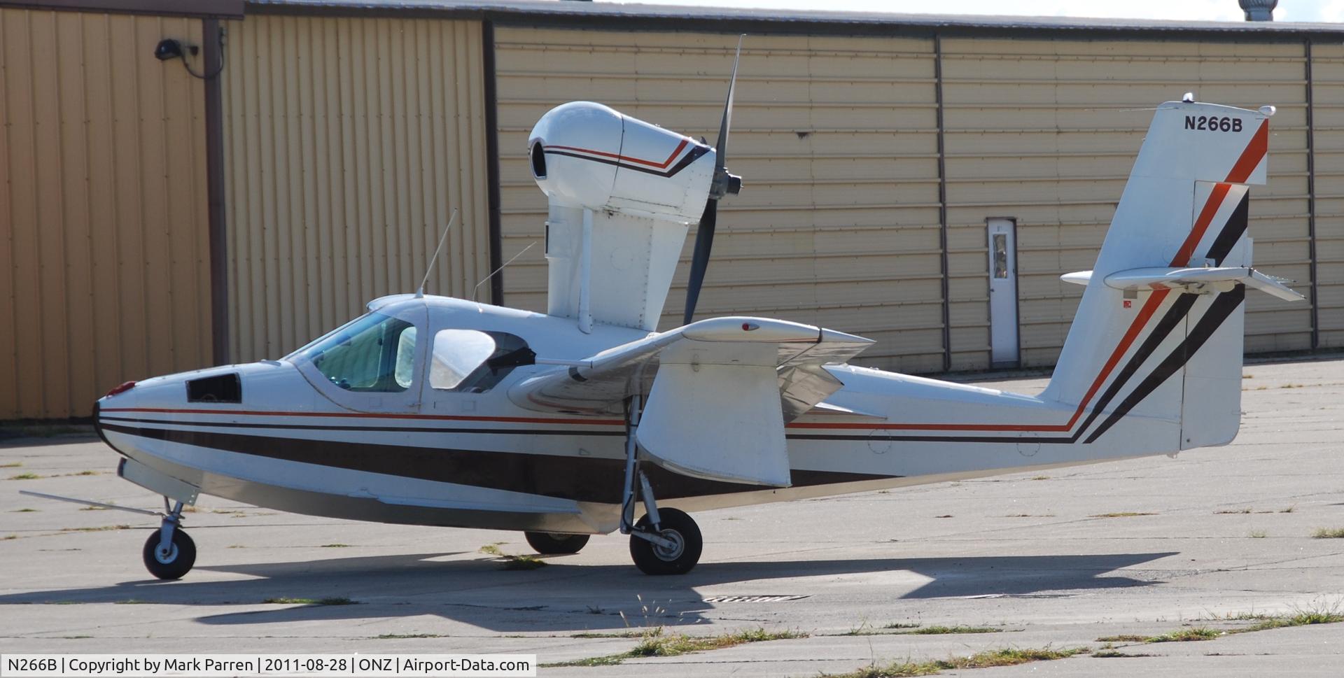 N266B, 1958 Colonial C-2 Skimmer C/N 126, Sitting at Grosse Ile, Michigan Municipal Airport (ONZ)