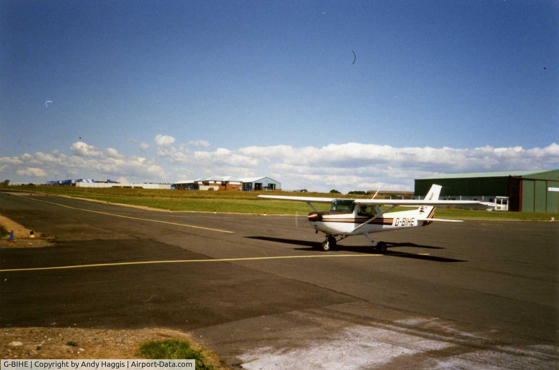 G-BIHE, 1981 Reims FA152 Aerobat C/N 0373, Taken at Carlisle Airport in 1997