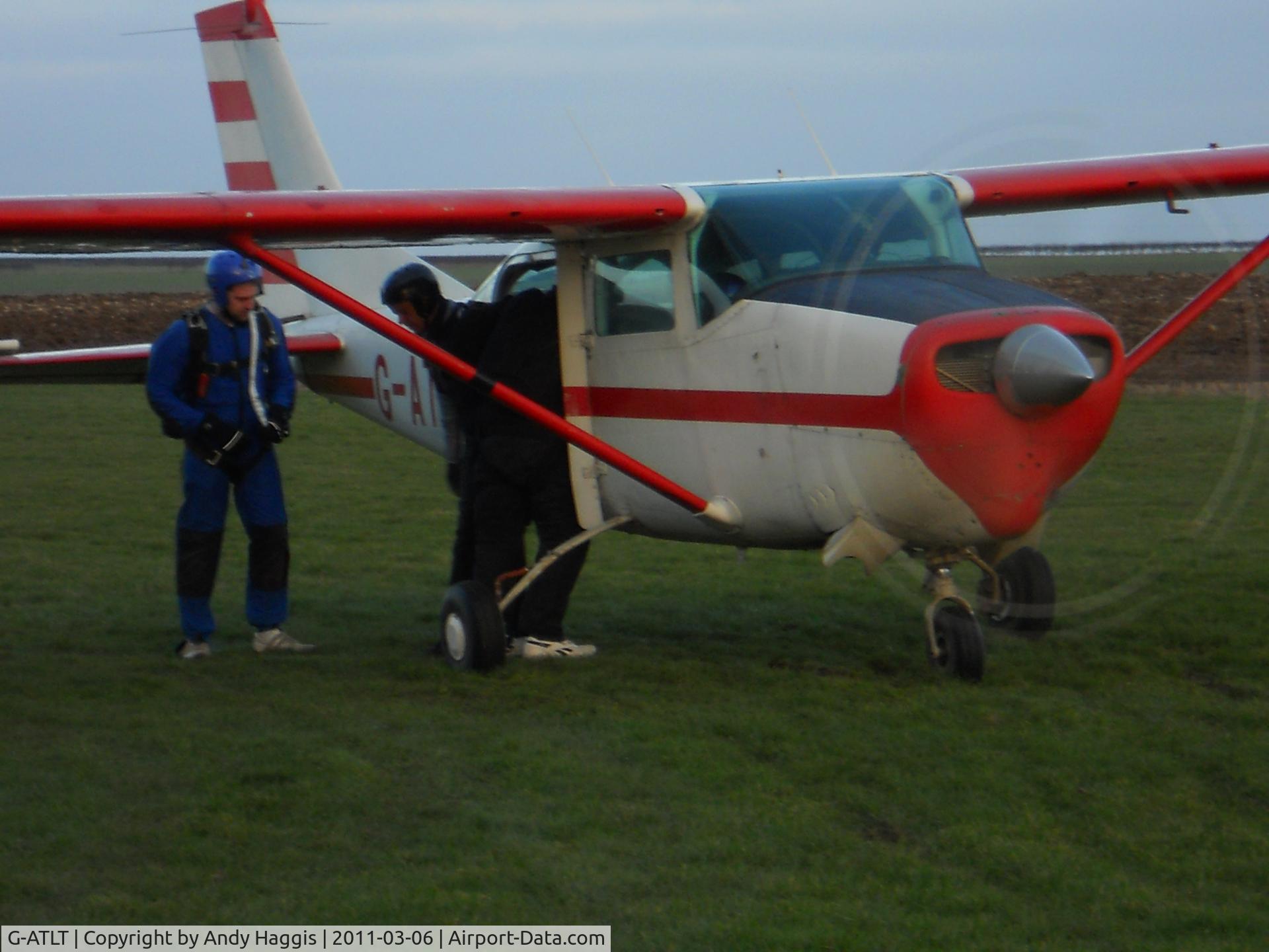 G-ATLT, 1966 Cessna U206A Super Skywagon C/N U206-0523, At Skydive Brid march 2011