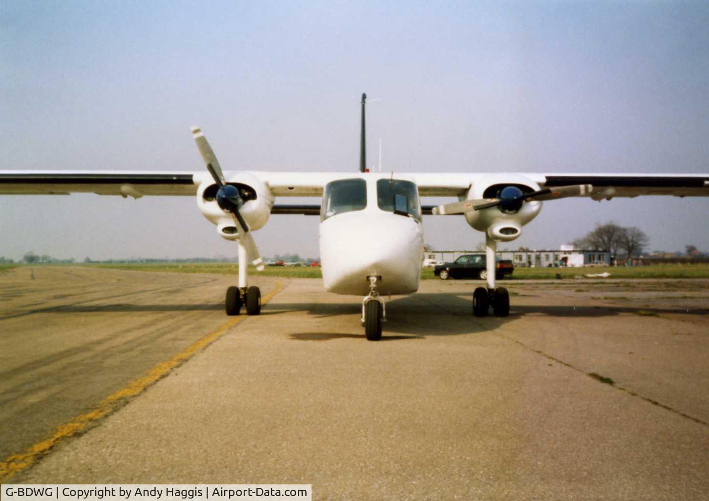 G-BDWG, 1976 Britten-Norman BN-2A-26 Islander C/N 530, Merlin Parachute Centre, RAF Topcliffe, 1996