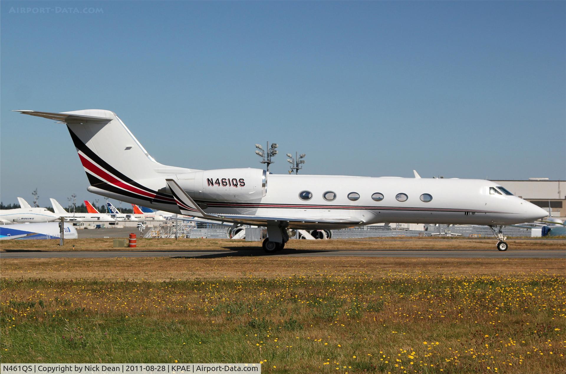 N461QS, 2008 Gulfstream Aerospace GIV-X (G450) C/N 4125, KPAE/PAE