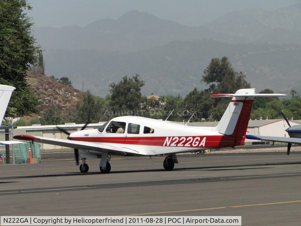 N222GA, 1979 Piper PA-28RT-201T Arrow IV C/N 28R-7931127, Firing up and preparing to depart