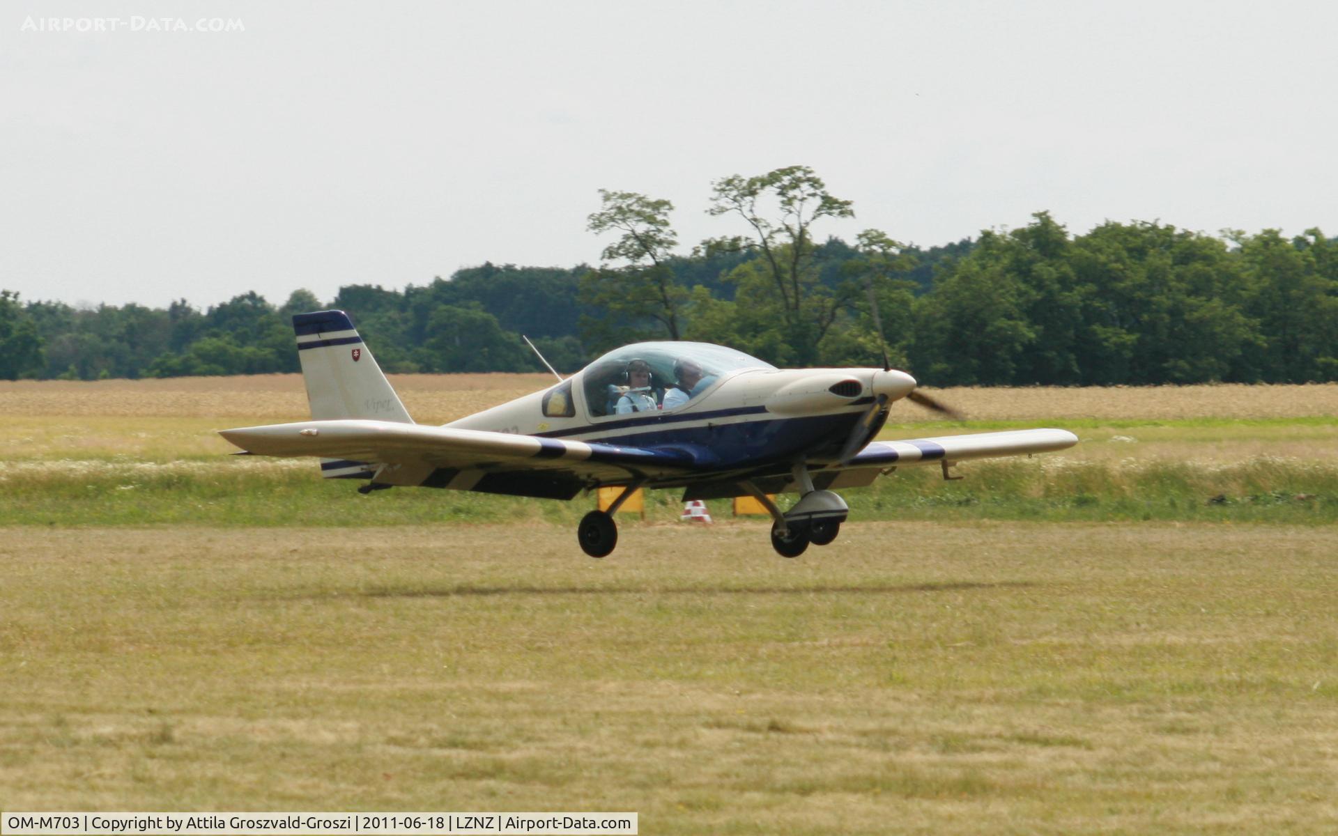 OM-M703, 2007 Tomark Aero Viper SD-4 C/N 003, Nové Zámky Airport - Slovakia (Slovak Republik) SK.