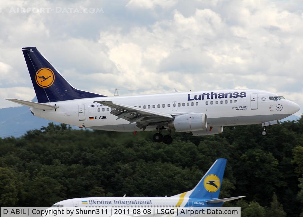 D-ABIL, 1991 Boeing 737-530 C/N 24824, Landing rwy 23
