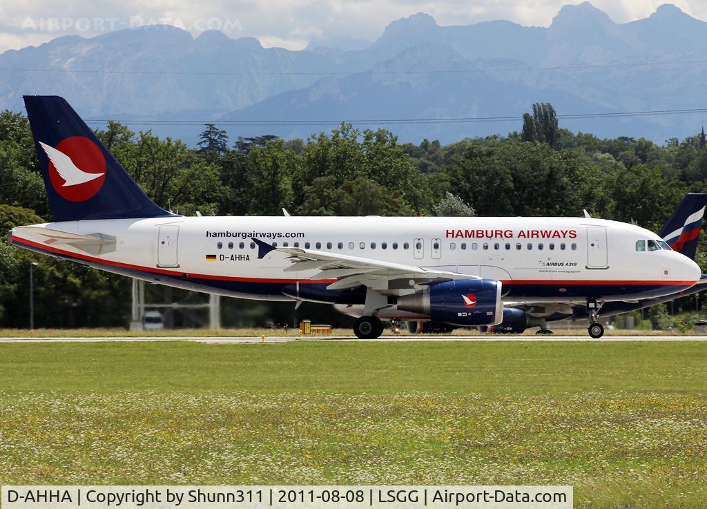 D-AHHA, 2008 Airbus A319-112 C/N 3533, Ready for take off rwy 23