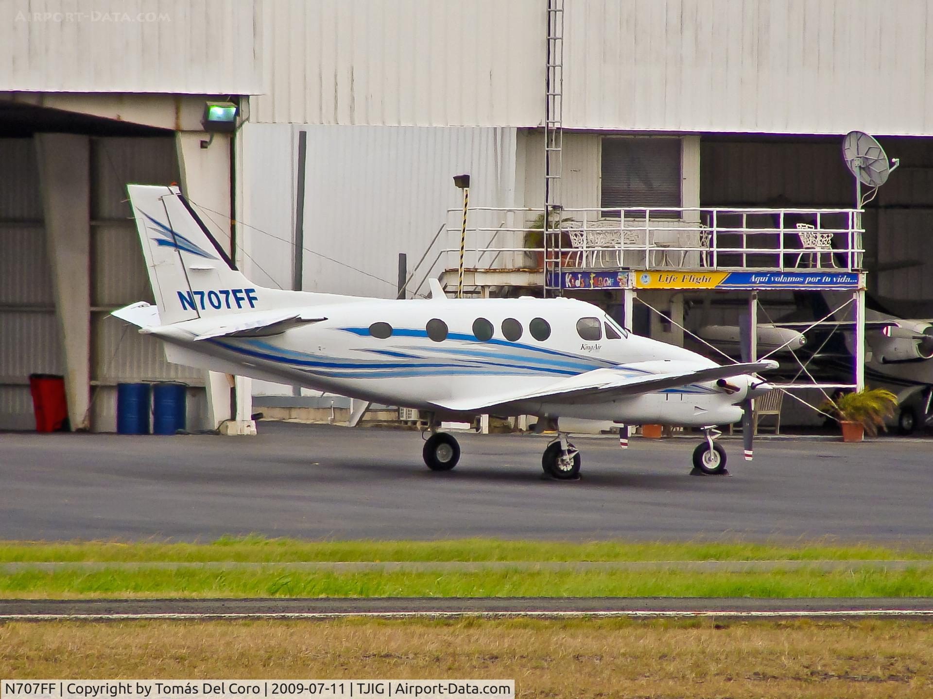 N707FF, 1994 Beech C90A King Air C/N LJ-1381, N707FF 1994 Beech C90A C/N LJ-1381

San Juan - Fernando Luis Ribas Dominicci (Isla Grande) (SIG / TJIG)
Puerto Rico, July 11, 2009
TDelCoro