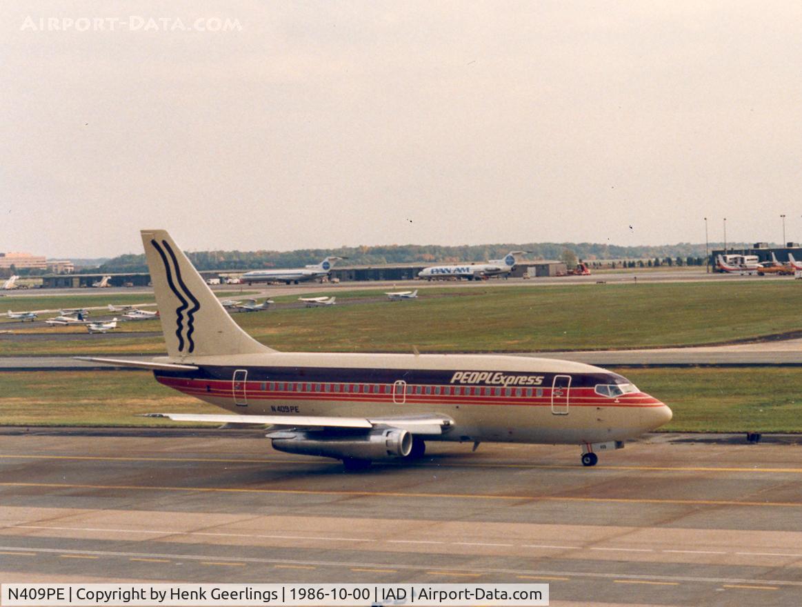 N409PE, 1968 Boeing 737-130 C/N 19026, Peoplexpress