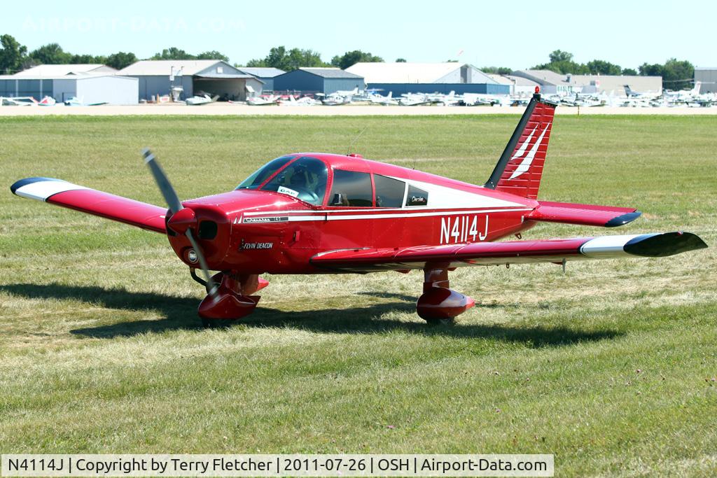 N4114J, 1966 Piper PA-28-140 C/N 28-22430, 1966 Piper PA-28-140, c/n: 28-22430
at 2011 Oshkosh