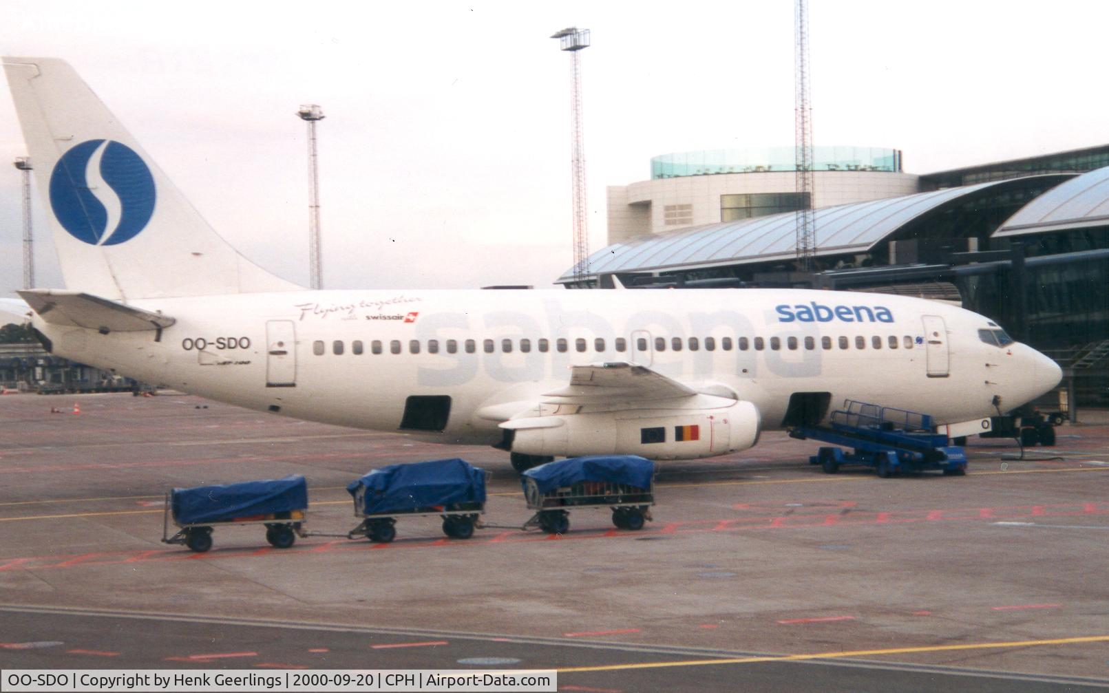 OO-SDO, 1975 Boeing 737-229 C/N 21177, Sabena