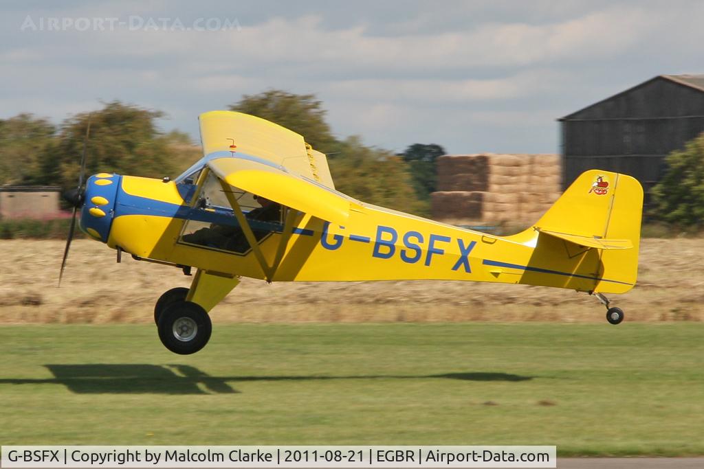 G-BSFX, 1990 Denney Kitfox Mk2 C/N PFA 172-11723, Denney Kitfox Mk2 at Breighton Airfield's Summer Fly-In, August 2011.