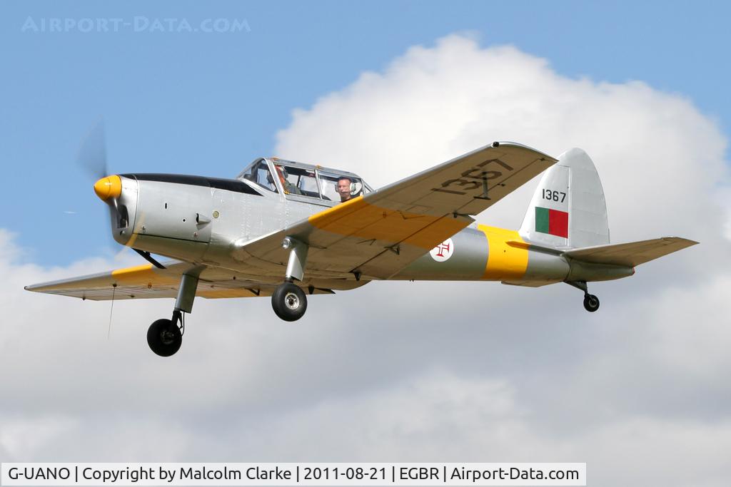 G-UANO, 1959 OGMA DHC-1 Chipmunk T.20 C/N OGMA-57, OGMA DHC-1 Chipmunk 22 at Breighton Airfield's Summer Fly-In, August 2011.