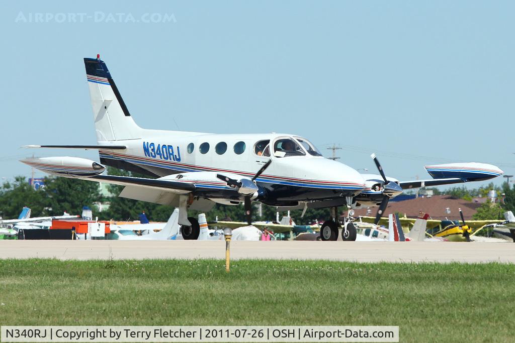 N340RJ, Cessna 340A C/N 340A0273, Cessna 340A, c/n: 340A0273 at 2011 Oshkosh