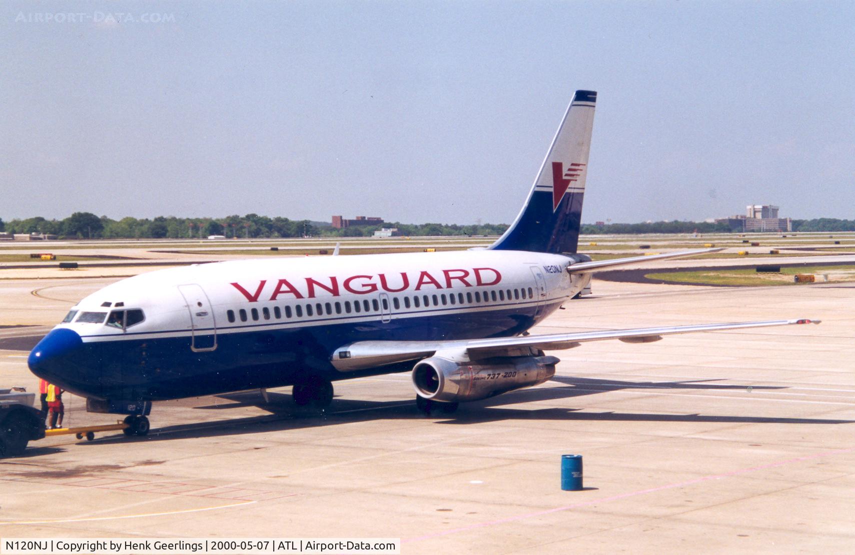 N120NJ, 1983 Boeing 737-2T5 C/N 22979, Vanguard