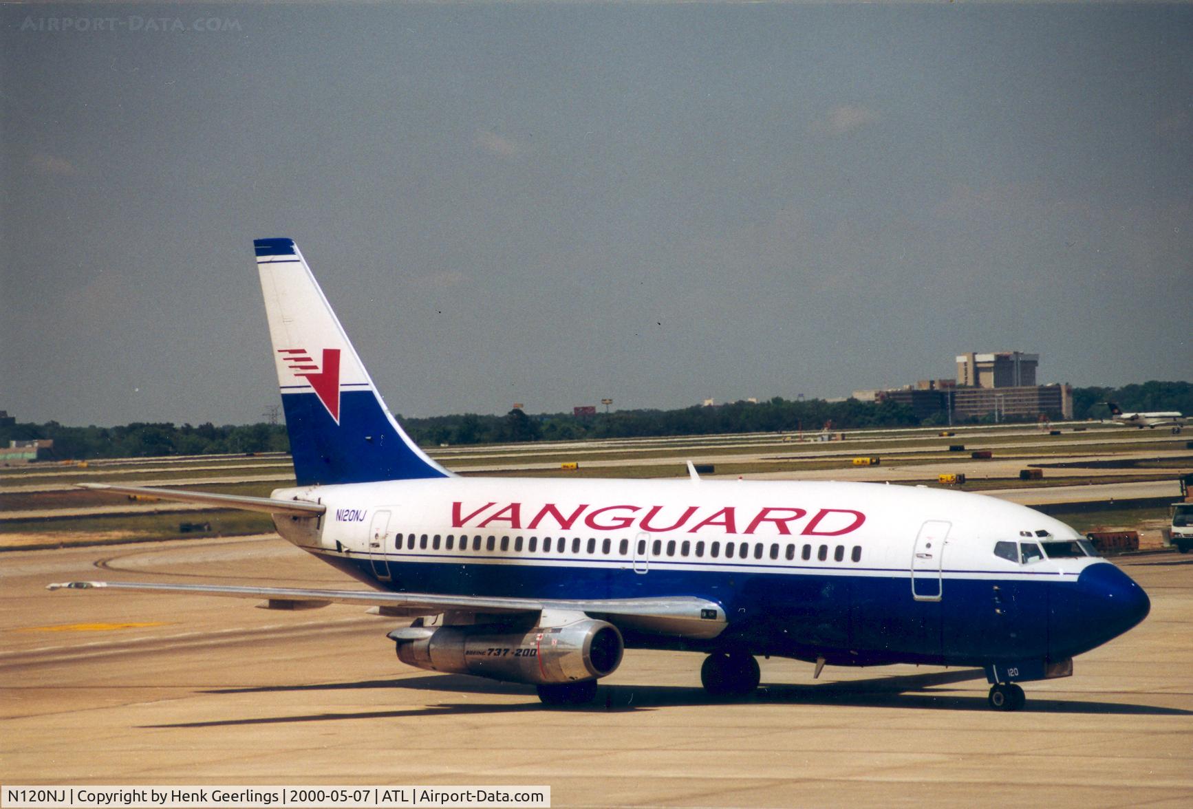 N120NJ, 1983 Boeing 737-2T5 C/N 22979, Vanguard