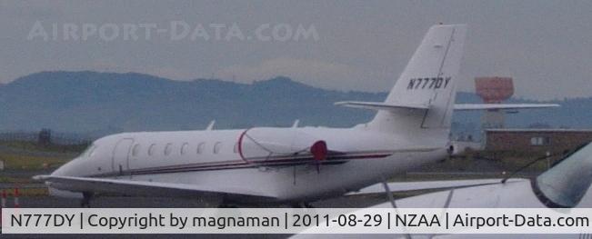 N777DY, 2008 Cessna 680 Citation Sovereign C/N 680-0247, At corporate jet terminal