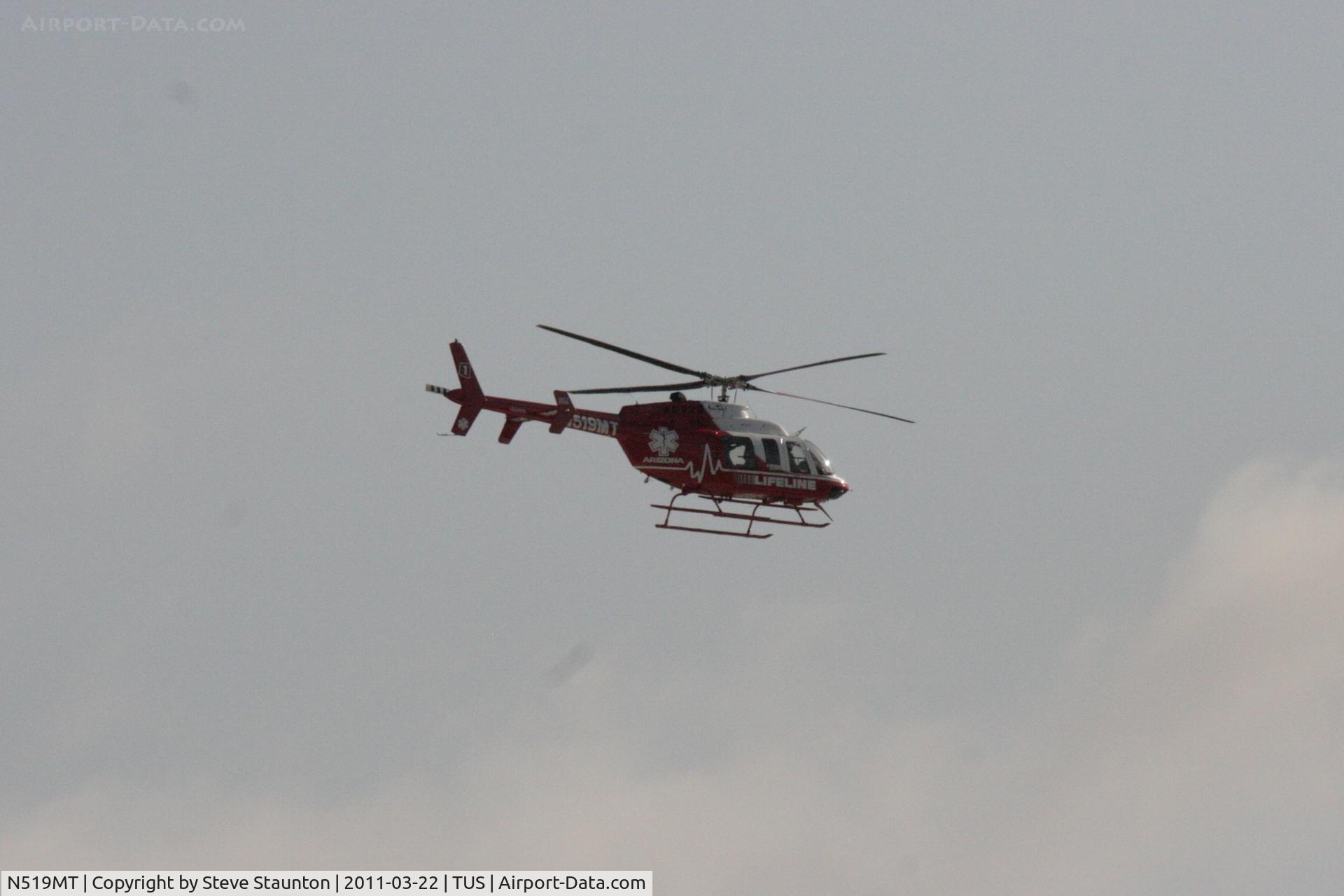 N519MT, 2009 Bell 407 C/N 53956, Taken at Tucson International Airport, in March 2011 whilst on an Aeroprint Aviation tour