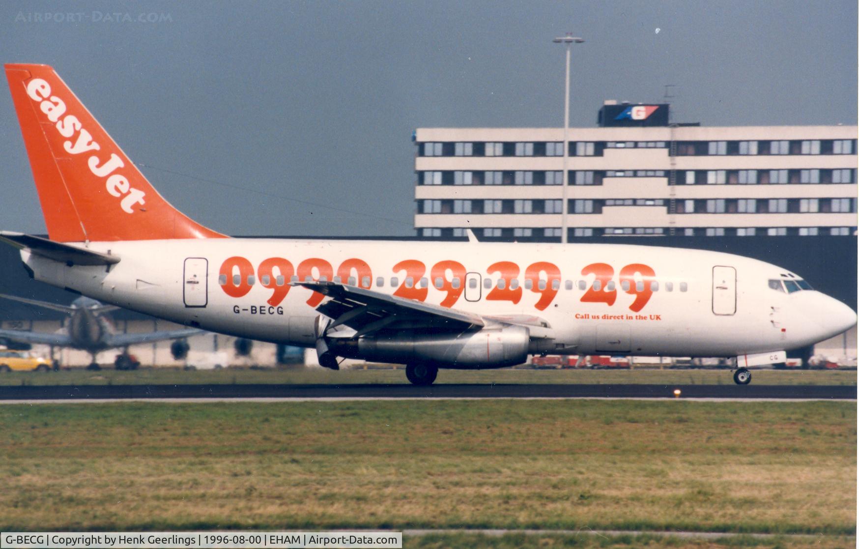 G-BECG, 1976 Boeing 737-204 C/N 21335, easyJet