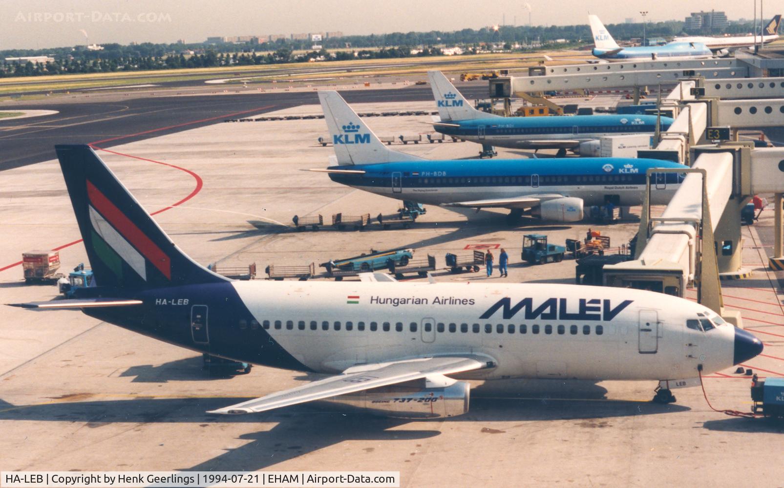 HA-LEB, 1980 Boeing 737-2M8 C/N 22090, Malev