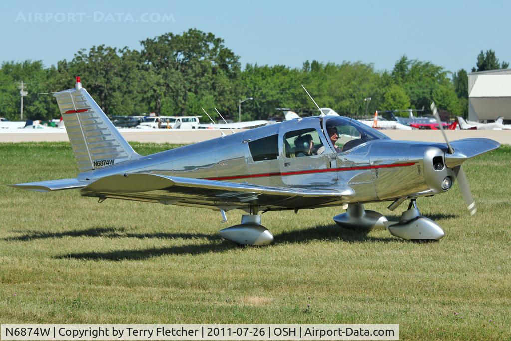 N6874W, 1965 Piper PA-28-140 Cherokee C/N 28-21030, 1965 Piper PA-28-140, c/n: 28-21030
at 2011 Oshkosh