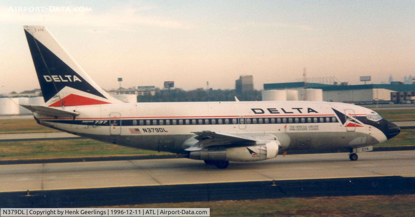 N379DL, 1987 Boeing 737-247 C/N 23606, Delta