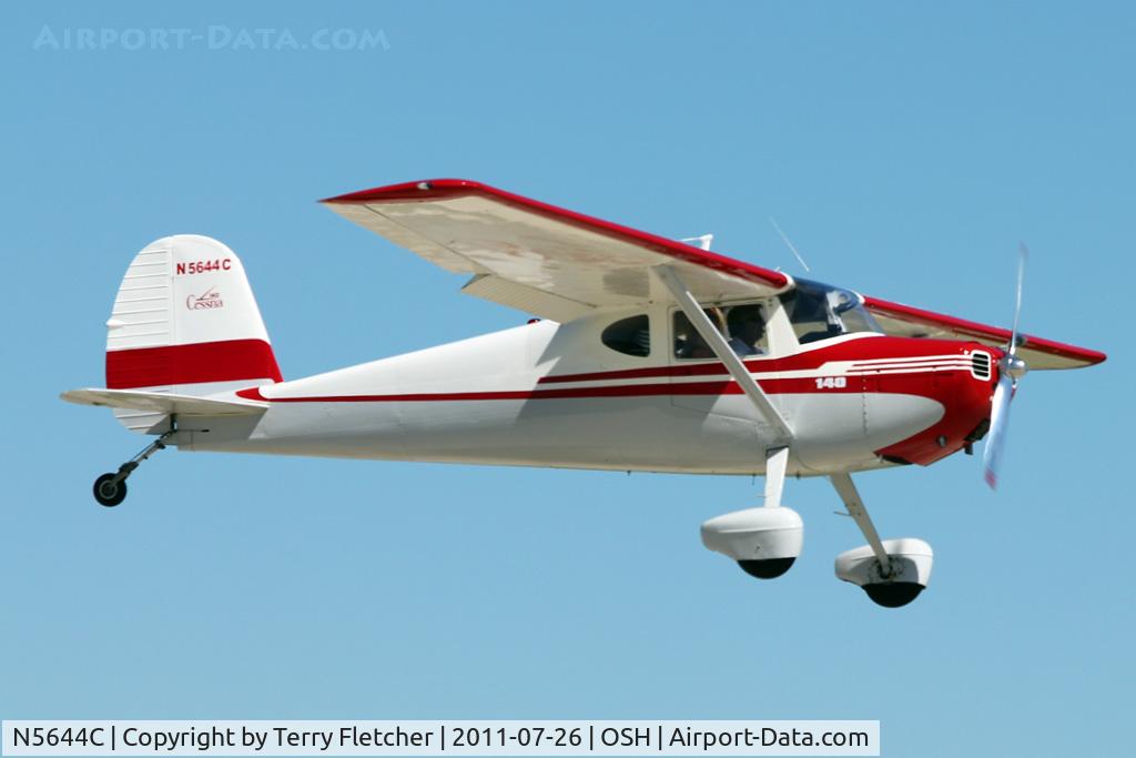 N5644C, 1950 Cessna 140A C/N 15598, 1950 Cessna 140A, c/n: 15598
at 2011 Oshkosh
