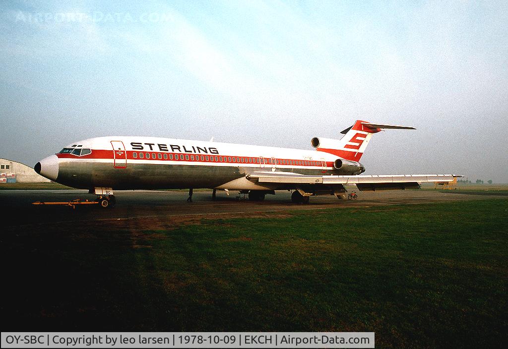 OY-SBC, 1977 Boeing 727-2J4 C/N 21438, Copenhagen Kastrup 9.10.78