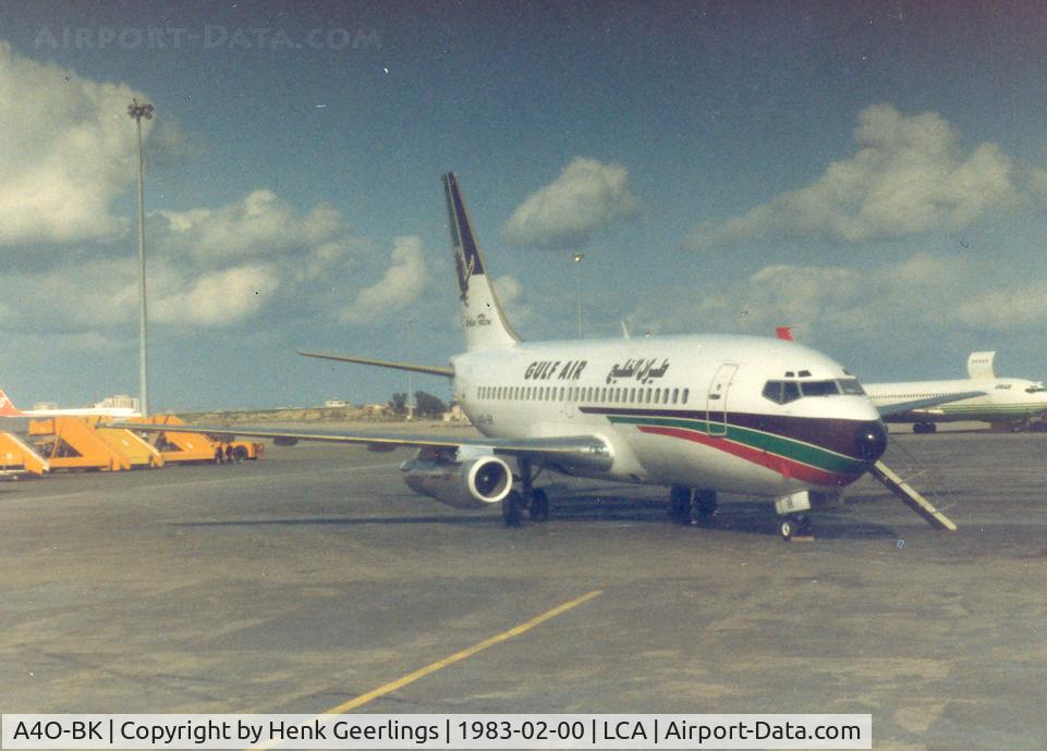 A4O-BK, 1979 Boeing 737-2P6 C/N 21734, Gulf Air