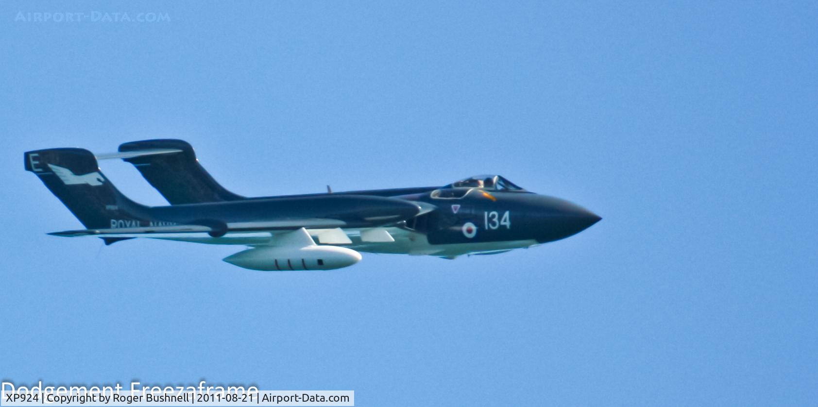 XP924, 1963 De Havilland DH-110 Sea Vixen D.3 C/N 10132, Seen at the Bournemouth Airshow