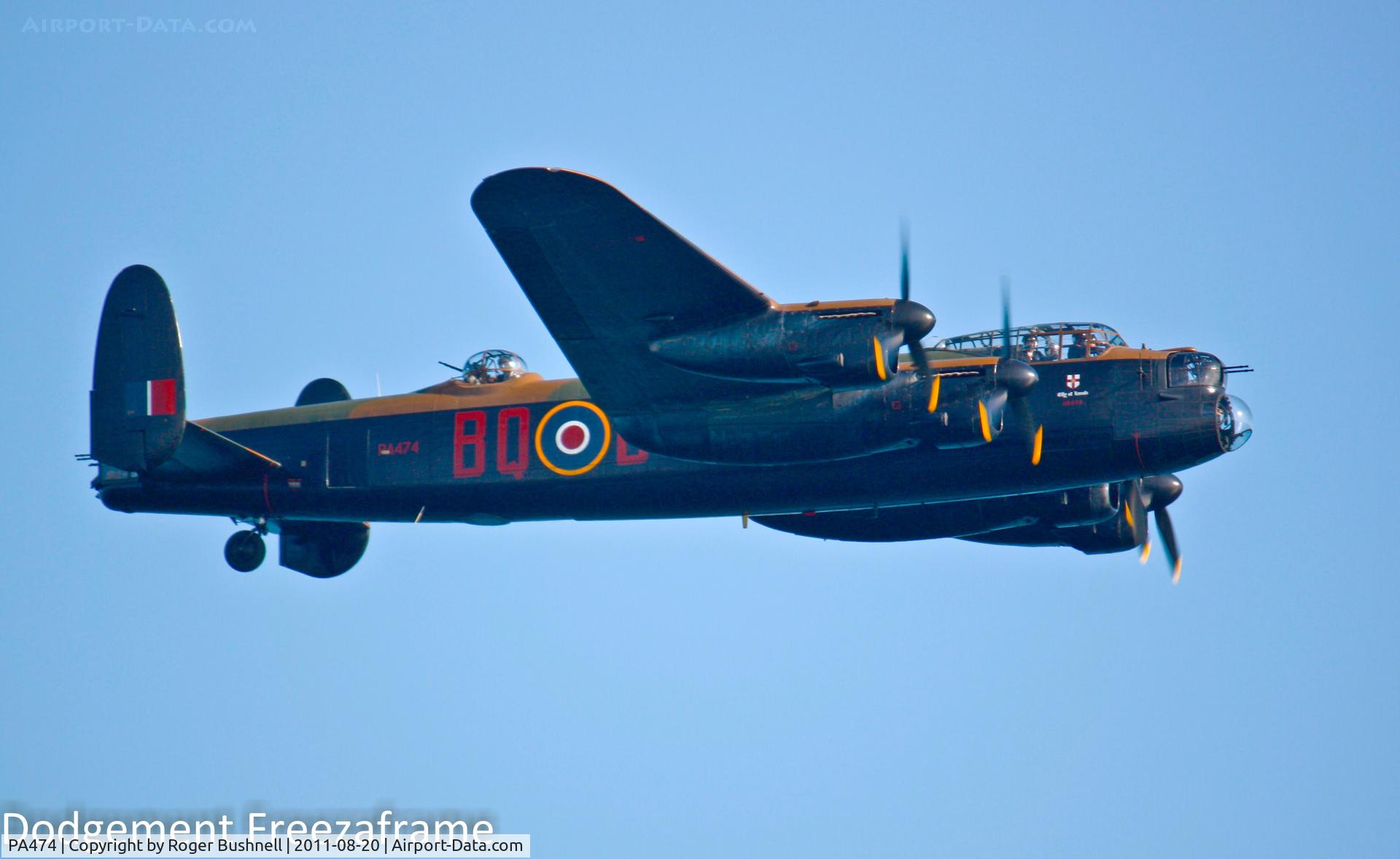 PA474, 1945 Avro 683 Lancaster B1 C/N VACH0052/D2973, Taken at Bournemouth