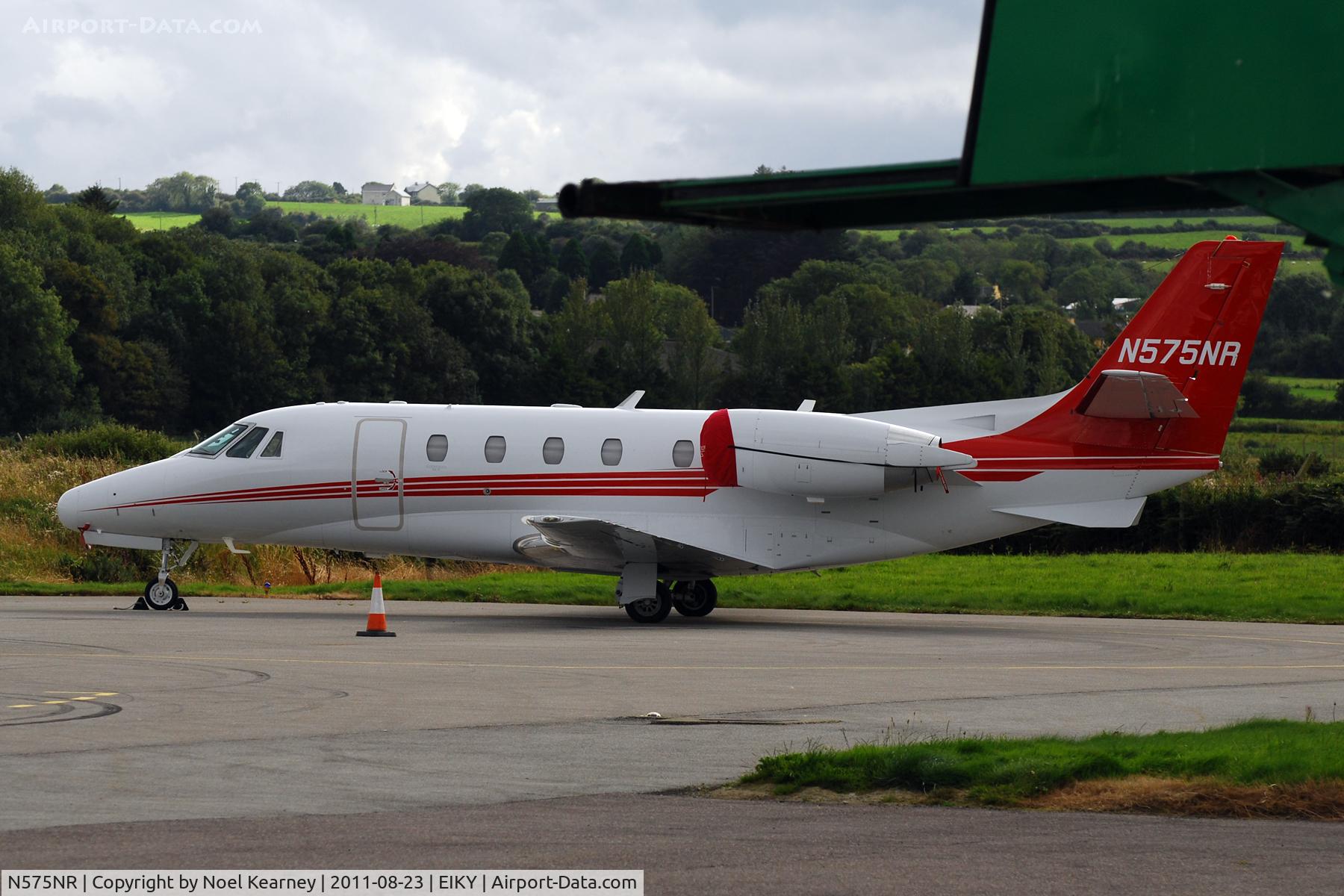 N575NR, 2008 Cessna 560XL C/N 560-5759, The lone aircraft parked in Kerry Airport when this photo was taken.