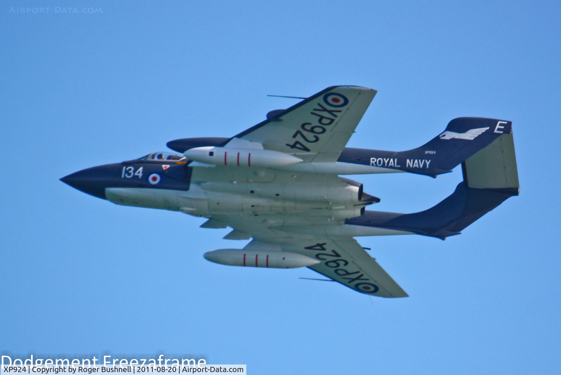 XP924, 1963 De Havilland DH-110 Sea Vixen D.3 C/N 10132, Taken at Bournemouth