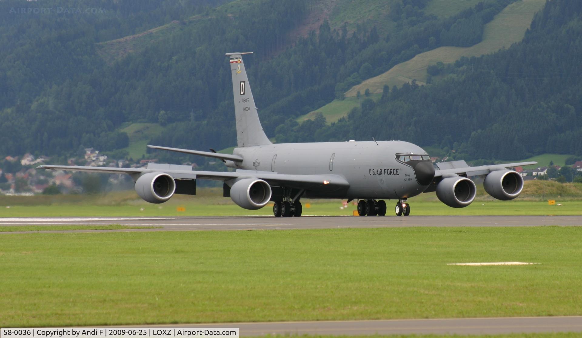 58-0036, 1958 Boeing KC-135R Stratotanker C/N 17781, KC-135
