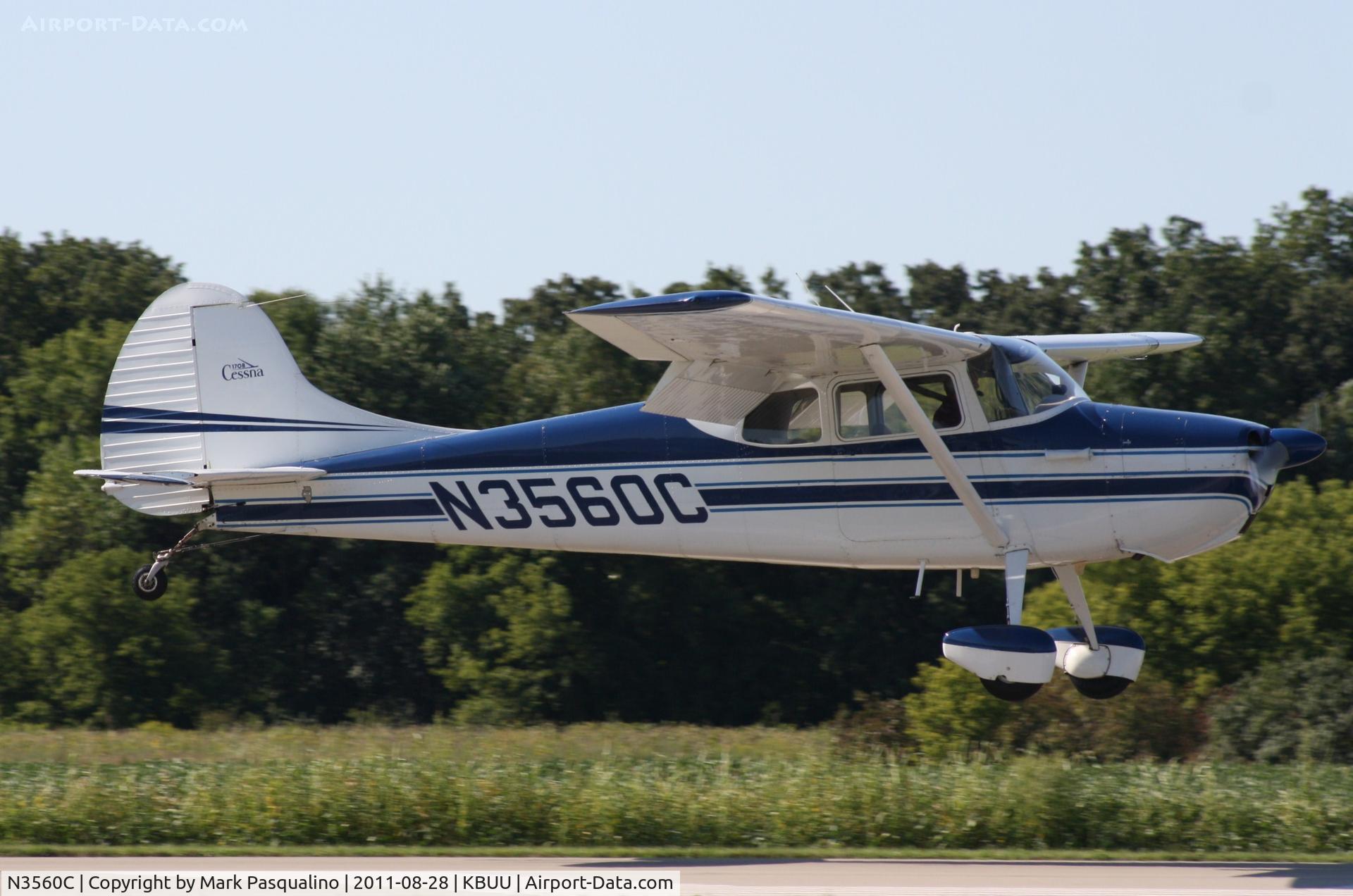 N3560C, 1954 Cessna 170B C/N 26604, Cessna 170B