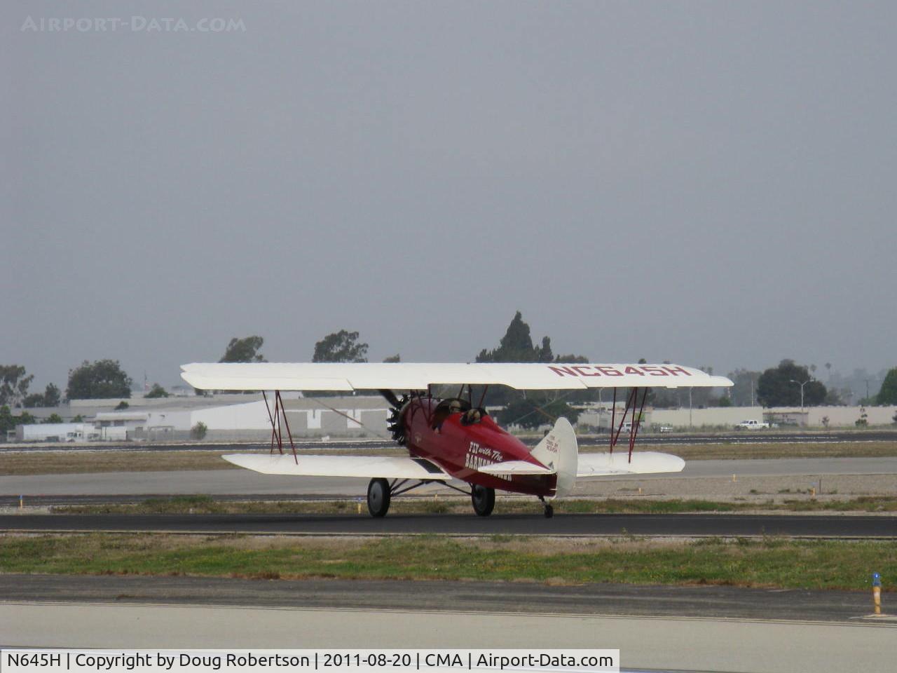 N645H, 1929 Curtiss-Wright Travel Air E-4000 C/N 1220, 1929 Curtiss-Wright TRAVEL AIR E-4000, Lycoming R-680 upgrade, taxi