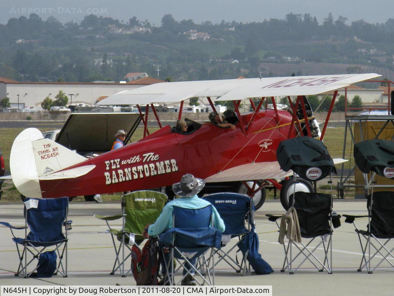N645H, 1929 Curtiss-Wright Travel Air E-4000 C/N 1220, 1929 Curtiss Wright TRAVEL AIR E-4000, Lycoming R-680 upgrade, taxi