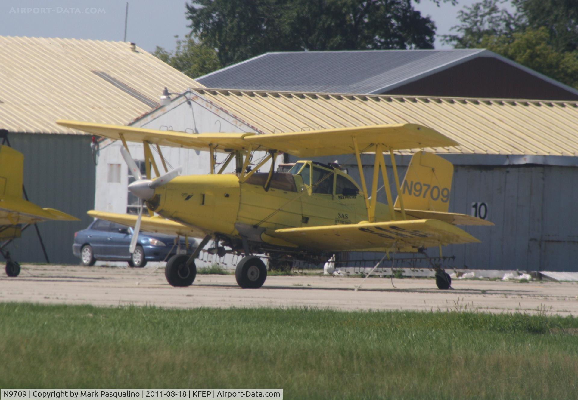 N9709, 1974 Grumman-Schweizer G-164A C/N 1233, Grumman G-164A