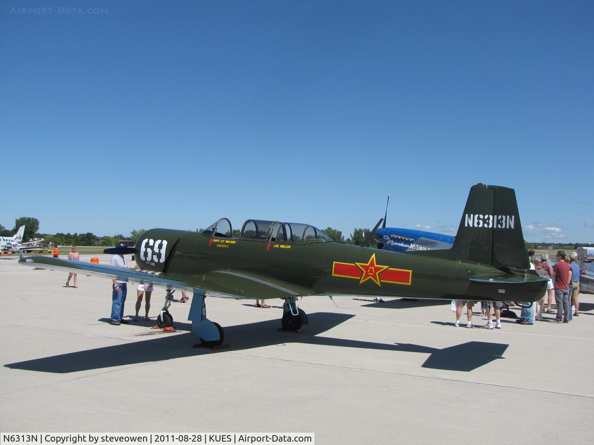 N6313N, 1979 Nanchang CJ-6A C/N 3532022, Wings over Waukesha Airshow