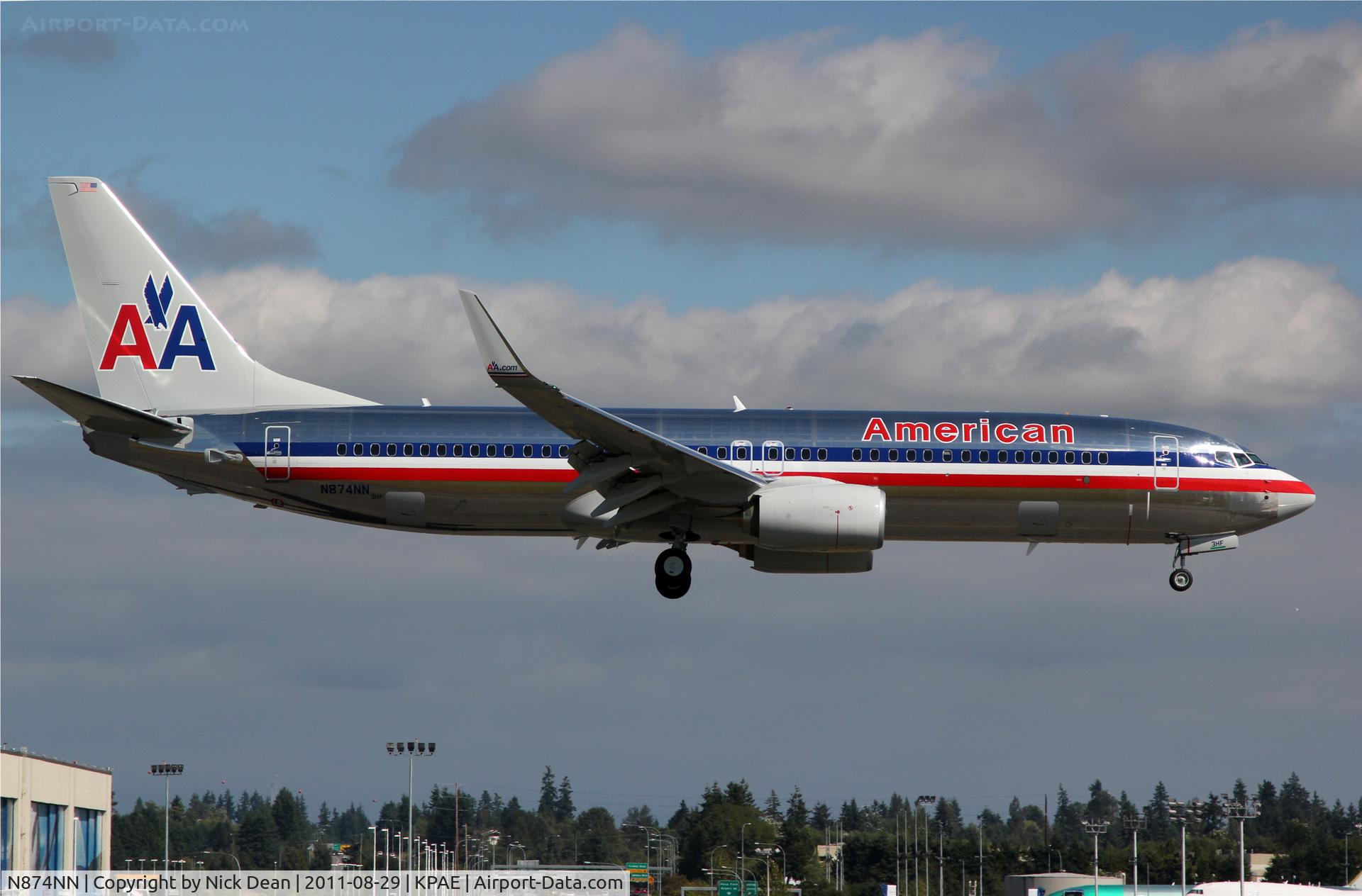 N874NN, 2011 Boeing 737-823 C/N 31129, KPAE/PAE