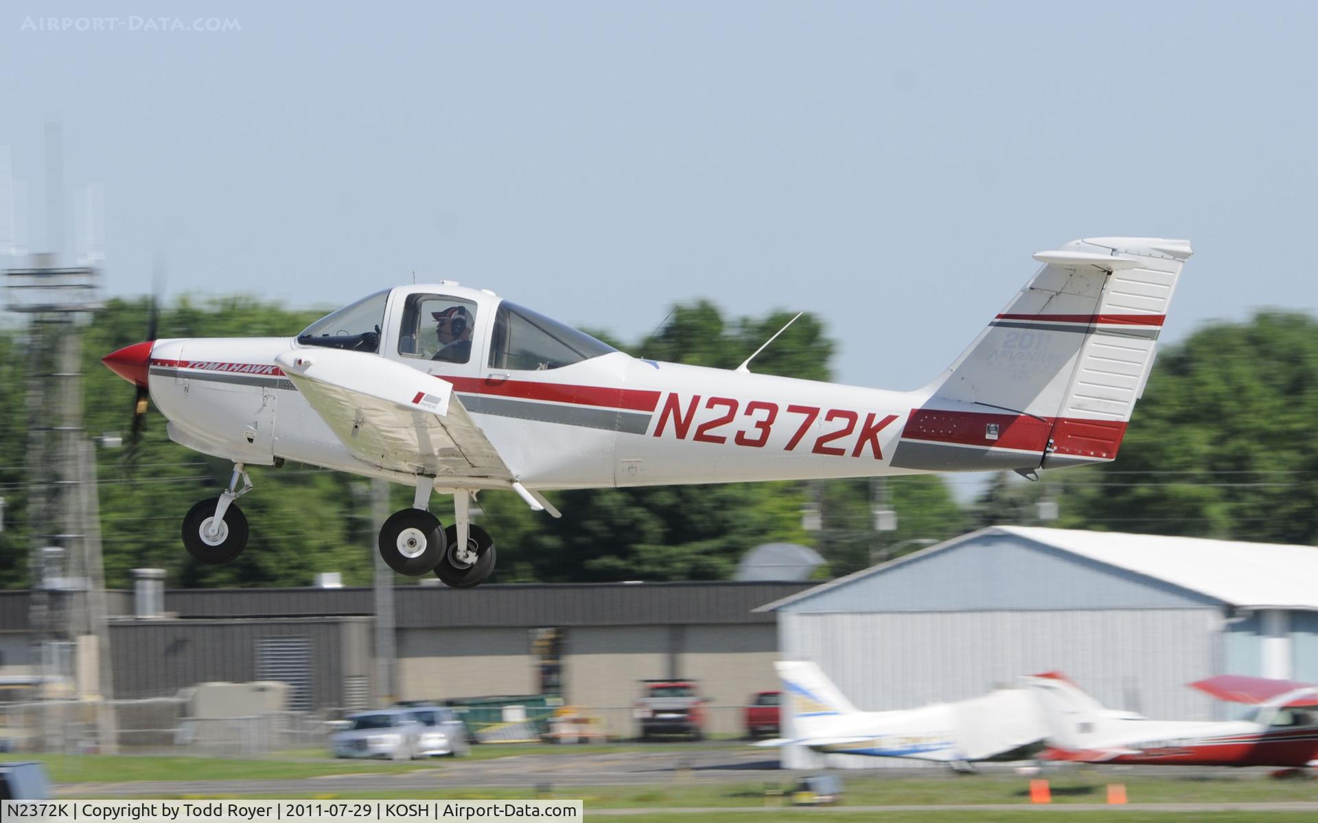 N2372K, 1979 Piper PA-38-112 Tomahawk Tomahawk C/N 38-79A0597, AIRVENTURE 2011
