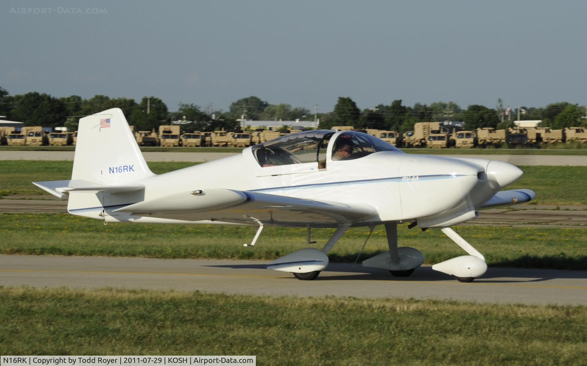 N16RK, 1995 Vans RV-6A C/N 20254, AIRVENTURE 2011