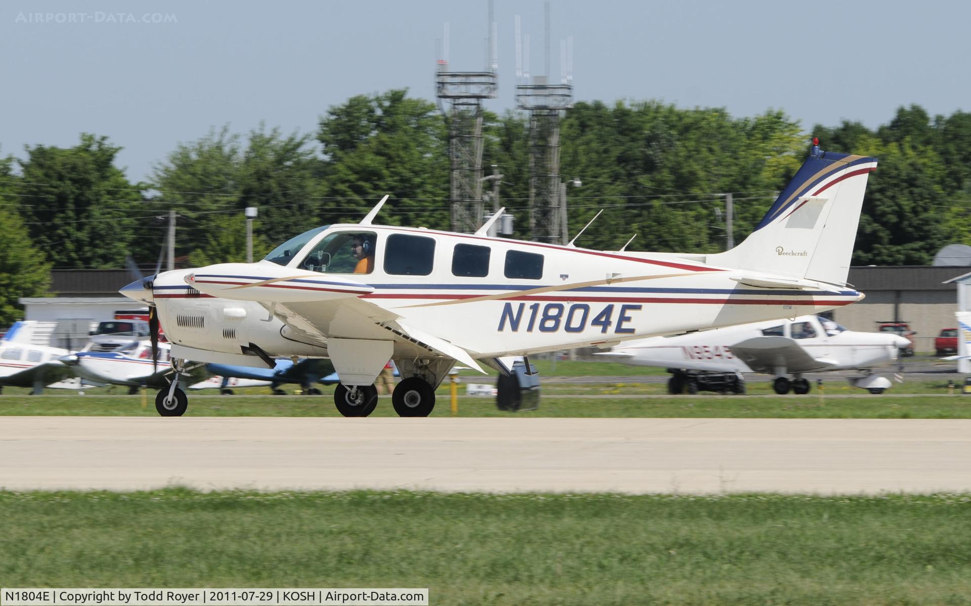 N1804E, 1981 Beech A36TC Bonanza 36 C/N EA-231, AIRVENTURE 2011