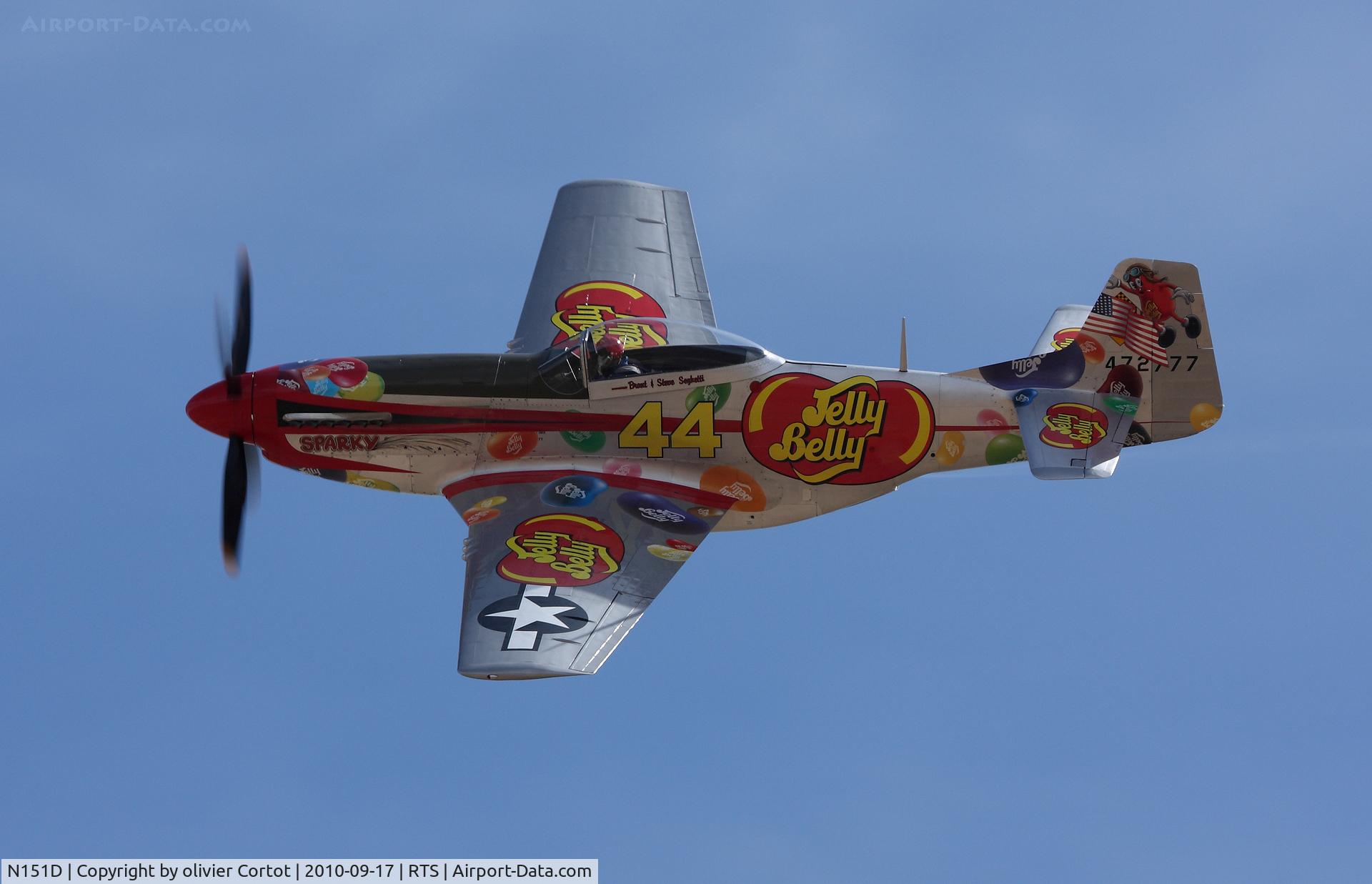 N151D, 1944 North American P-51D Mustang C/N 44-72777, profil view, Reno 2010