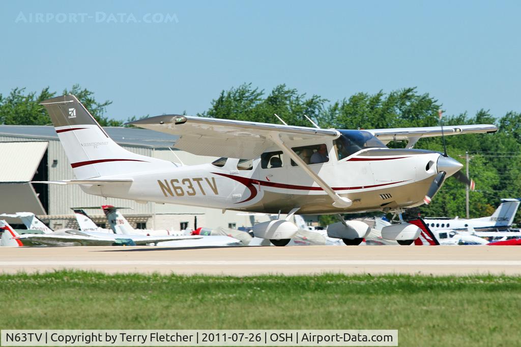 N63TV, Cessna T206H Turbo Stationair C/N T20608925, Cessna T206H, c/n: T20608925 at 2011 Oshkosh