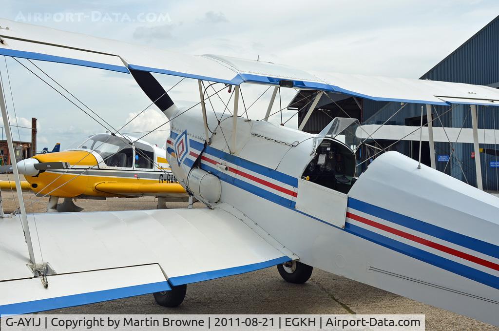 G-AYIJ, 1946 Stampe-Vertongen SV-4B C/N 376, VIEW FROM A DIFFERENT ANGLE