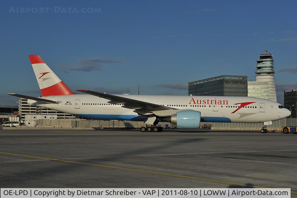 OE-LPD, 2006 Boeing 777-2Z9/ER C/N 35960, Austrian B777-200