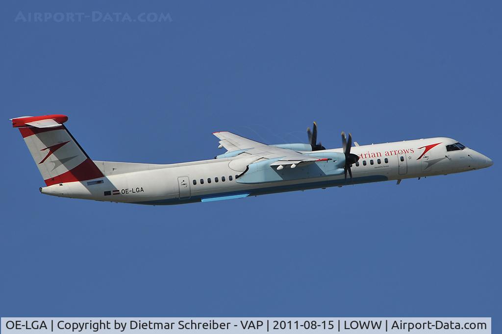 OE-LGA, 1999 De Havilland Canada DHC-8-402Q Dash 8 C/N 4014, Austrian Dash 8-400