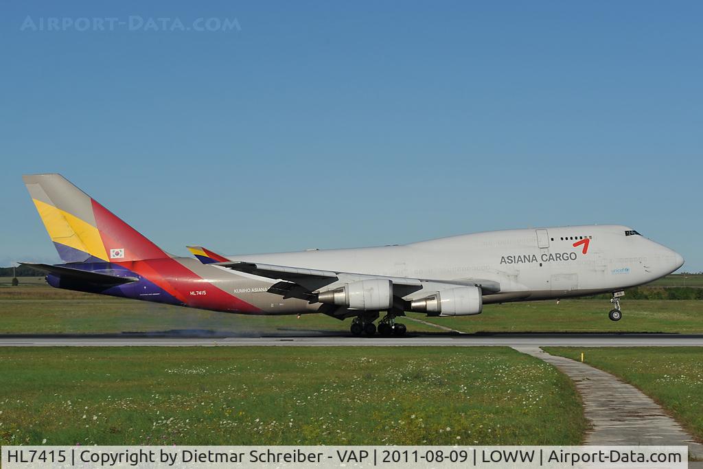 HL7415, 1993 Boeing 747-48EM(BDSF) C/N 25777, Asiana 747-400