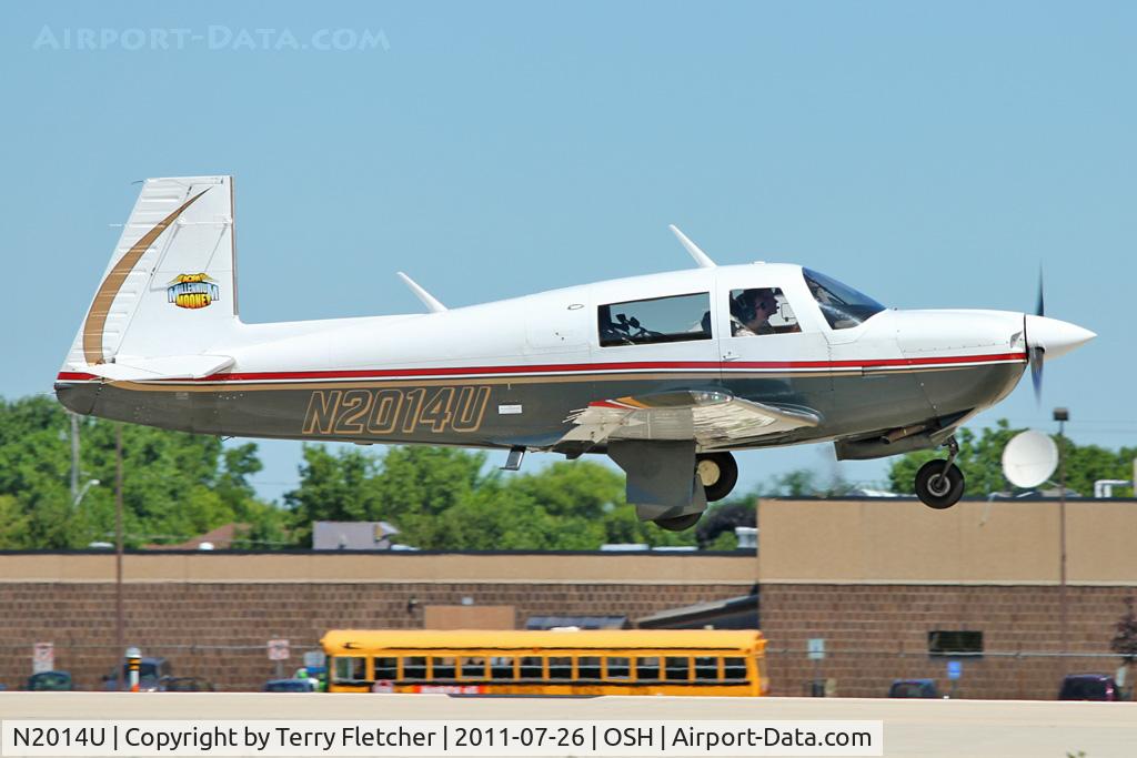 N2014U, Mooney M20J 201 C/N 24-1590, Mooney M20J, c/n: 24-1590 at 2011 Oshkosh
