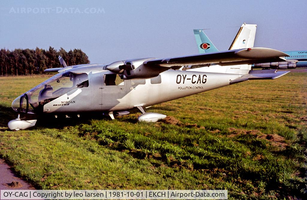 OY-CAG, 1981 Partenavia P-68 Observer C/N 243-03-0B, CPH Copenhagen Kastrup 1.10.81